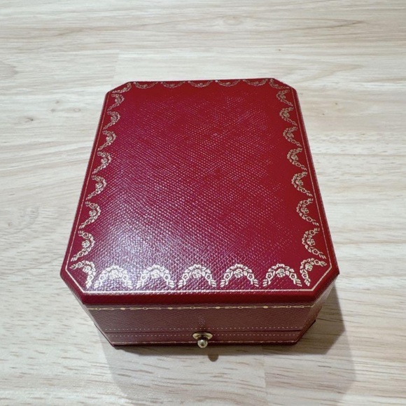 Cartier Jewelry Box Ring Case Pair Double w/Outer Box Accessory Storage - Picture 2 of 8